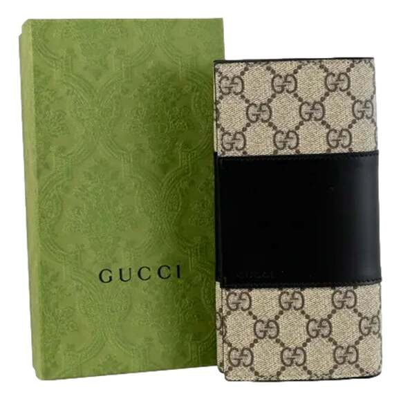 GUCCI GG Supreme Canvas Leather Long - Picture 4 of 4